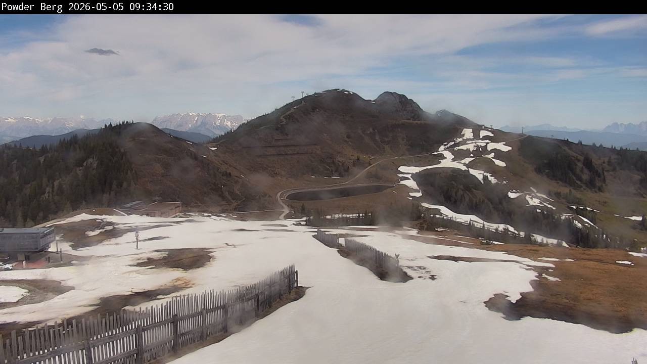 Archiv Foto Webcam Flachauwinkl-Kleinarl: Bergstation Powder Shuttle