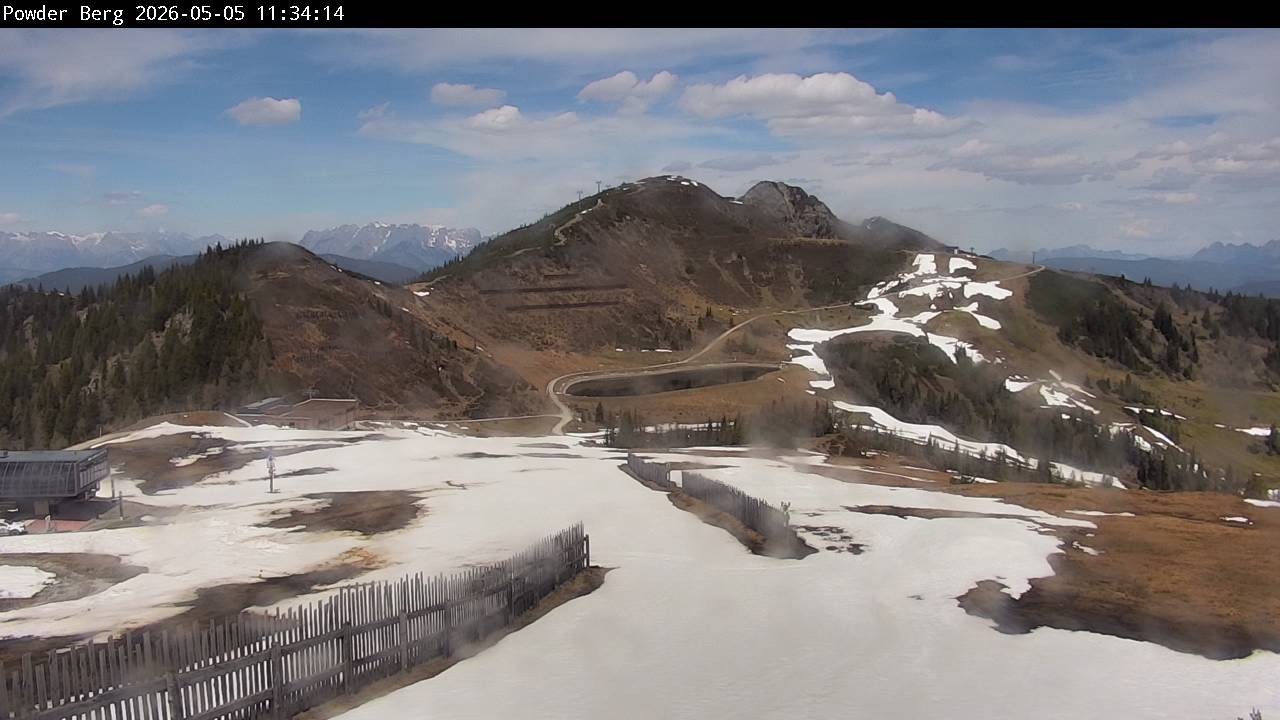 Archiv Foto Webcam Flachauwinkl-Kleinarl: Bergstation Powder Shuttle