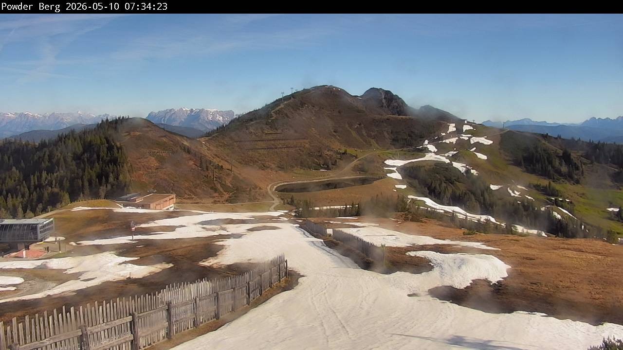 Archiv Foto Webcam Flachauwinkl-Kleinarl: Bergstation Powder Shuttle