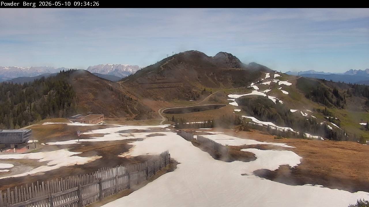 Archiv Foto Webcam Flachauwinkl-Kleinarl: Bergstation Powder Shuttle