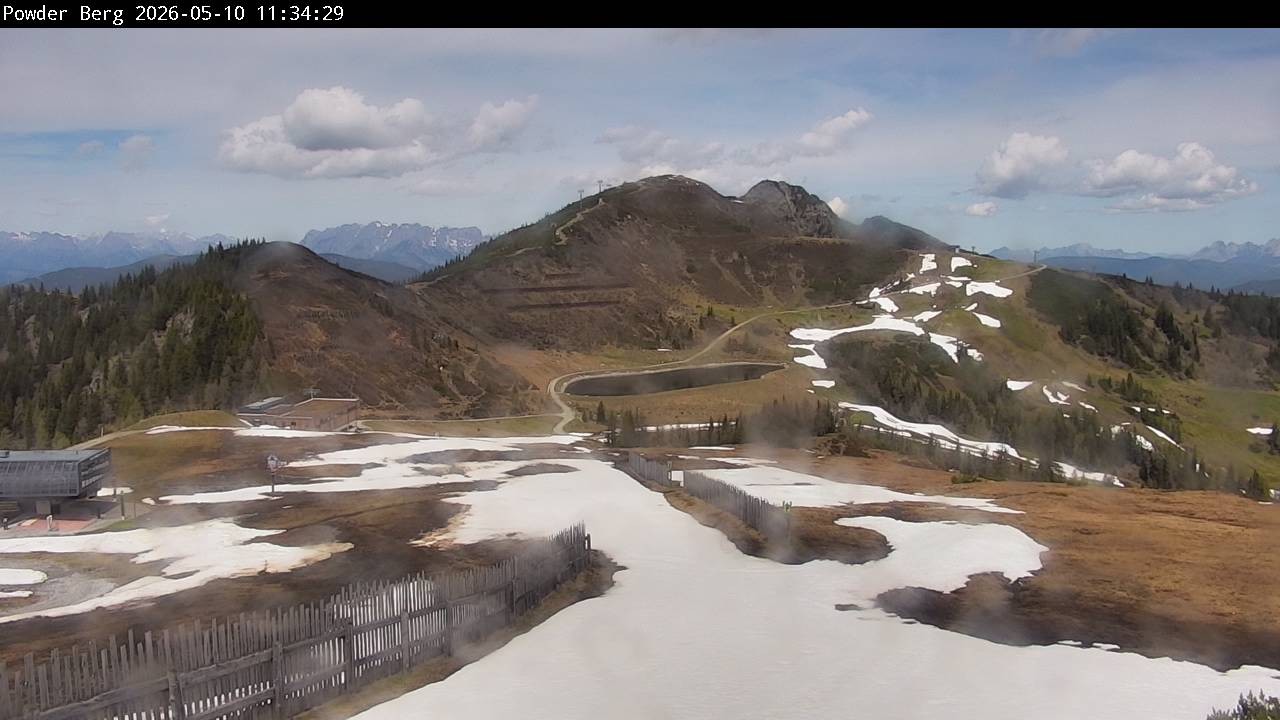 Archiv Foto Webcam Flachauwinkl-Kleinarl: Bergstation Powder Shuttle