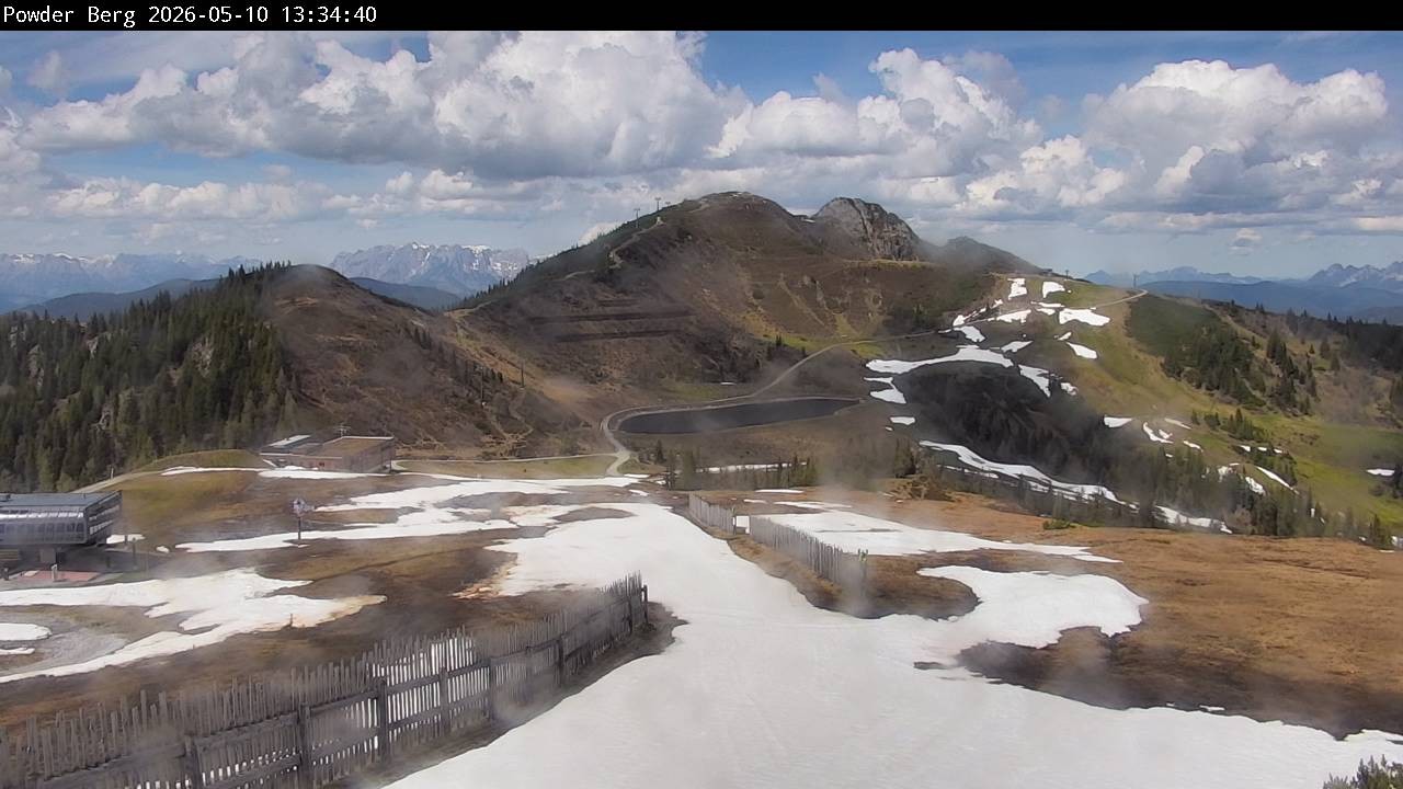 Archiv Foto Webcam Flachauwinkl-Kleinarl: Bergstation Powder Shuttle