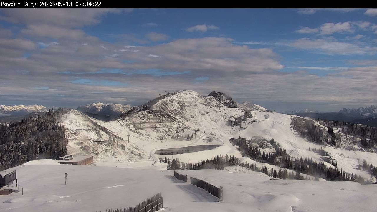 Archiv Foto Webcam Flachauwinkl-Kleinarl: Bergstation Powder Shuttle