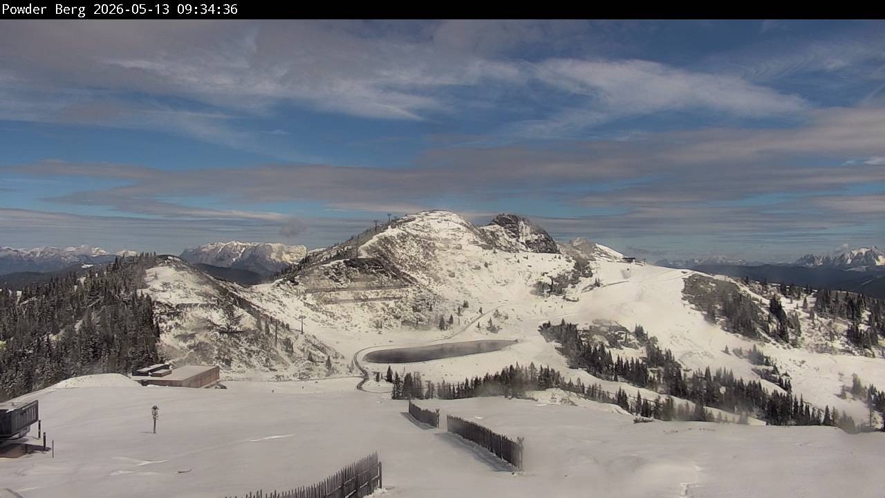 Archiv Foto Webcam Flachauwinkl-Kleinarl: Bergstation Powder Shuttle