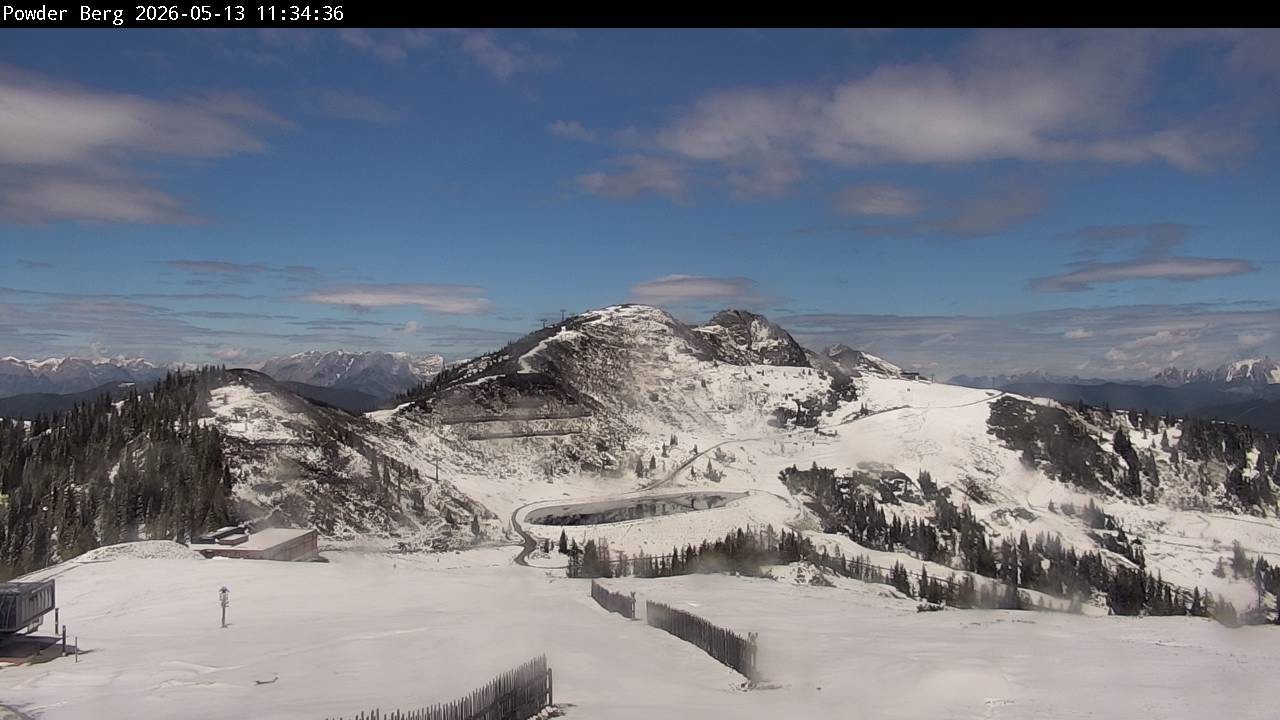 Archiv Foto Webcam Flachauwinkl-Kleinarl: Bergstation Powder Shuttle