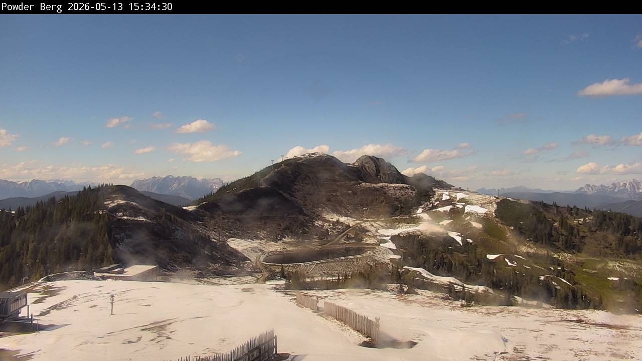 Archiv Foto Webcam Flachauwinkl-Kleinarl: Bergstation Powder Shuttle