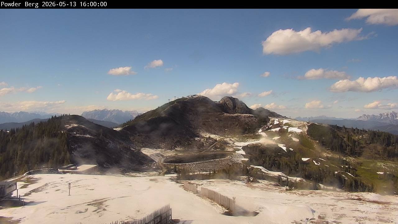 Archiv Foto Webcam Flachauwinkl-Kleinarl: Bergstation Powder Shuttle