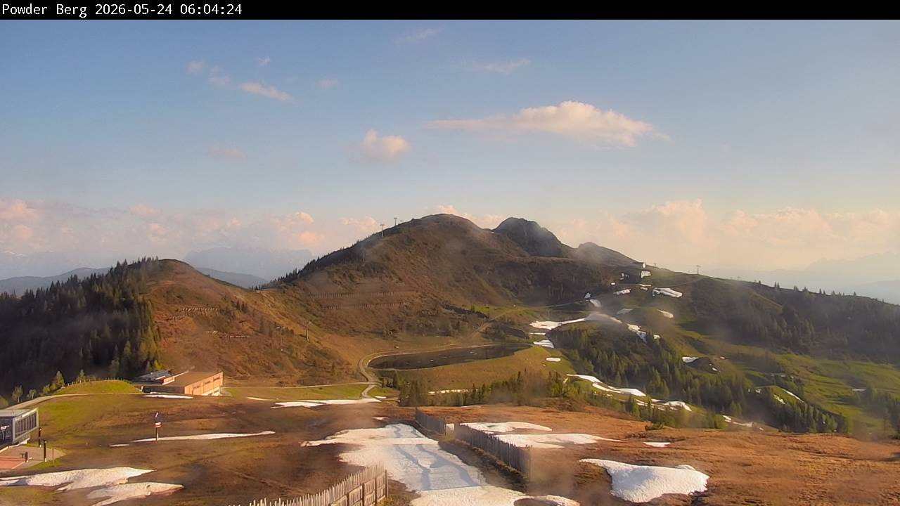 Archiv Foto Webcam Flachauwinkl-Kleinarl: Bergstation Powder Shuttle
