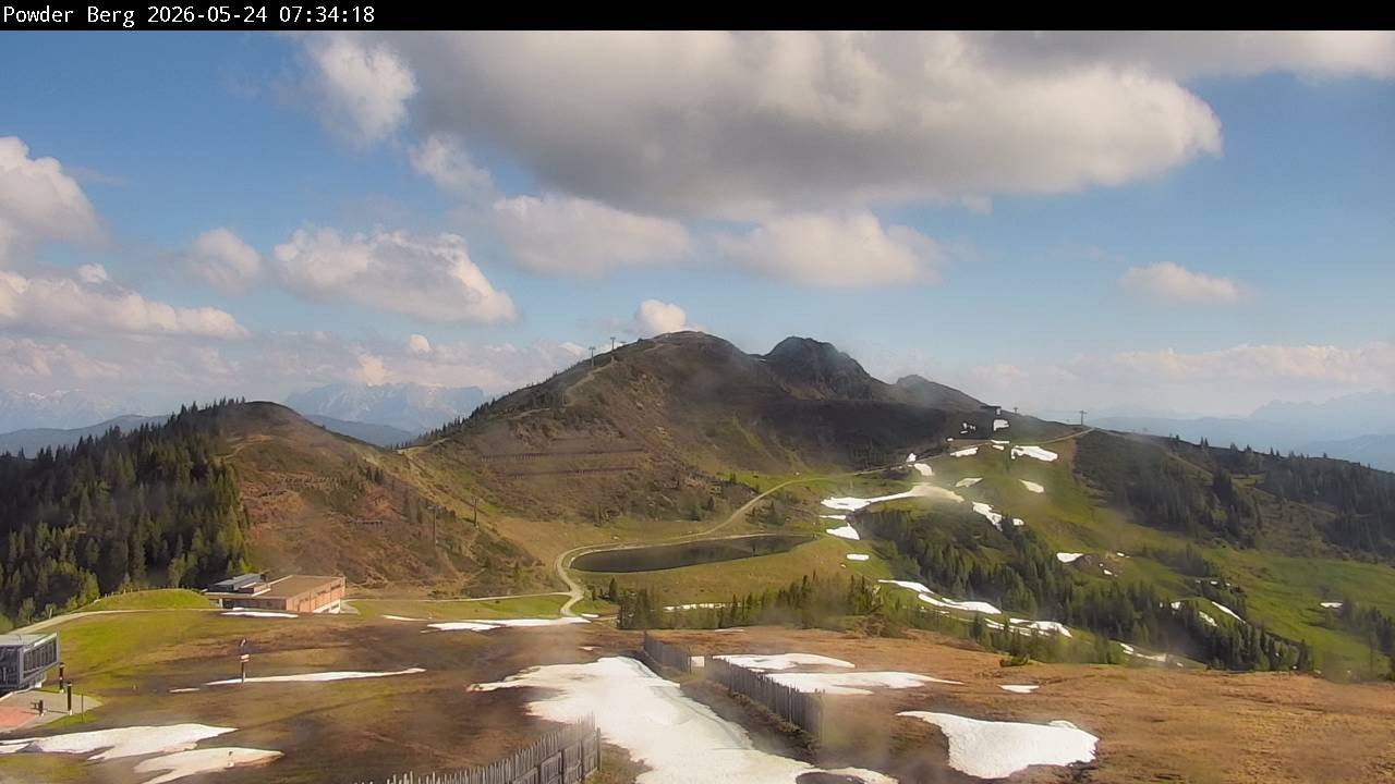 Archiv Foto Webcam Flachauwinkl-Kleinarl: Bergstation Powder Shuttle