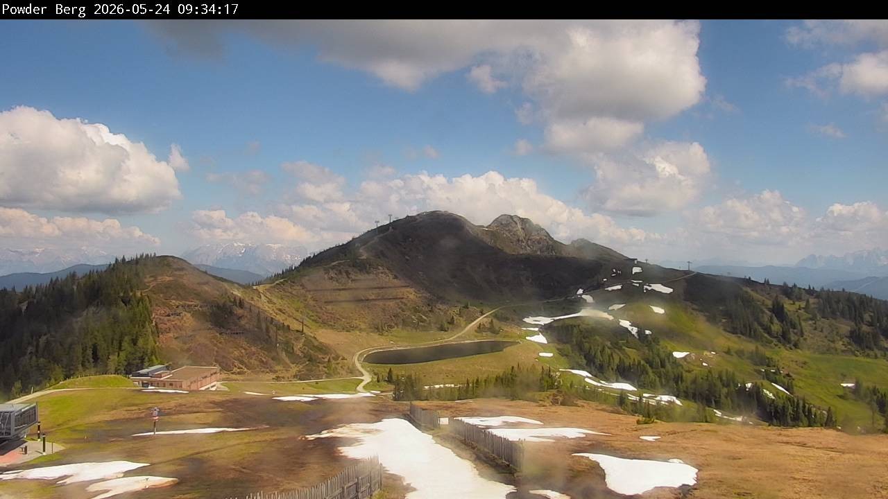 Archiv Foto Webcam Flachauwinkl-Kleinarl: Bergstation Powder Shuttle