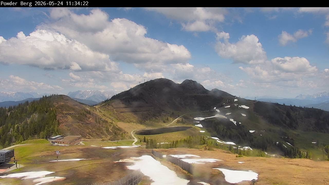 Archiv Foto Webcam Flachauwinkl-Kleinarl: Bergstation Powder Shuttle