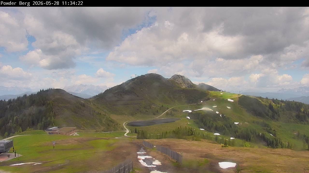 Archiv Foto Webcam Flachauwinkl-Kleinarl: Bergstation Powder Shuttle
