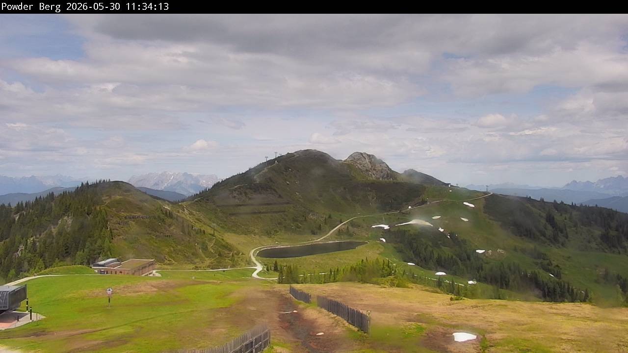 Archiv Foto Webcam Flachauwinkl-Kleinarl: Bergstation Powder Shuttle
