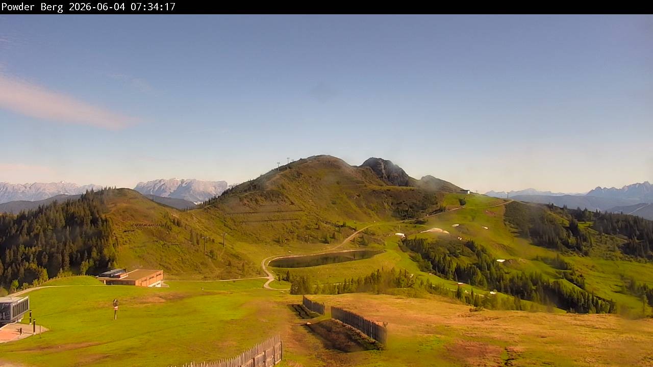 Archiv Foto Webcam Flachauwinkl-Kleinarl: Bergstation Powder Shuttle