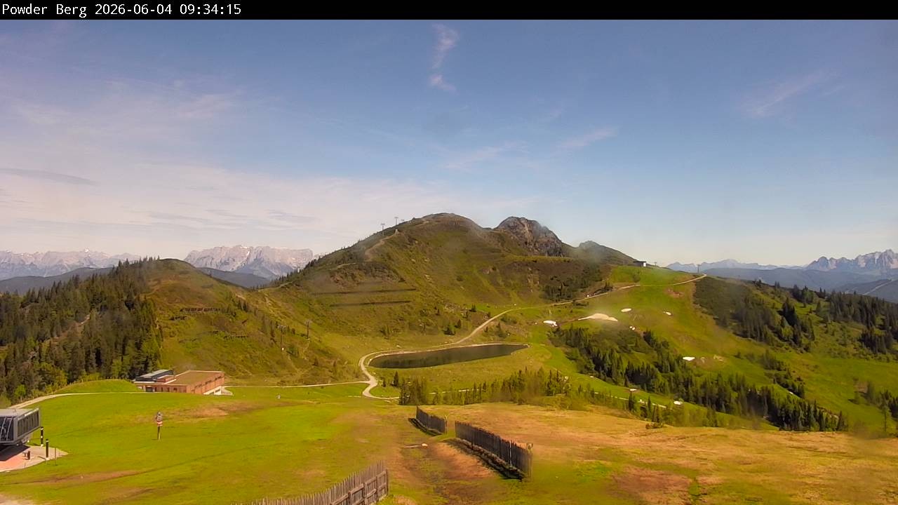Archiv Foto Webcam Flachauwinkl-Kleinarl: Bergstation Powder Shuttle