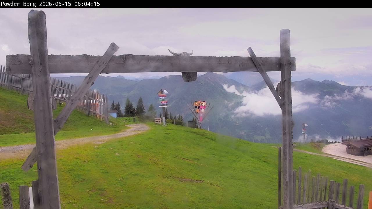 Archiv Foto Webcam Flachauwinkl-Kleinarl: Bergstation Powder Shuttle
