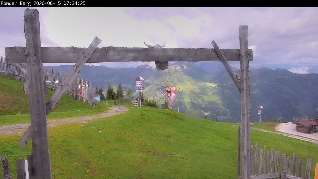 Archiv Foto Webcam Flachauwinkl-Kleinarl: Bergstation Powder Shuttle