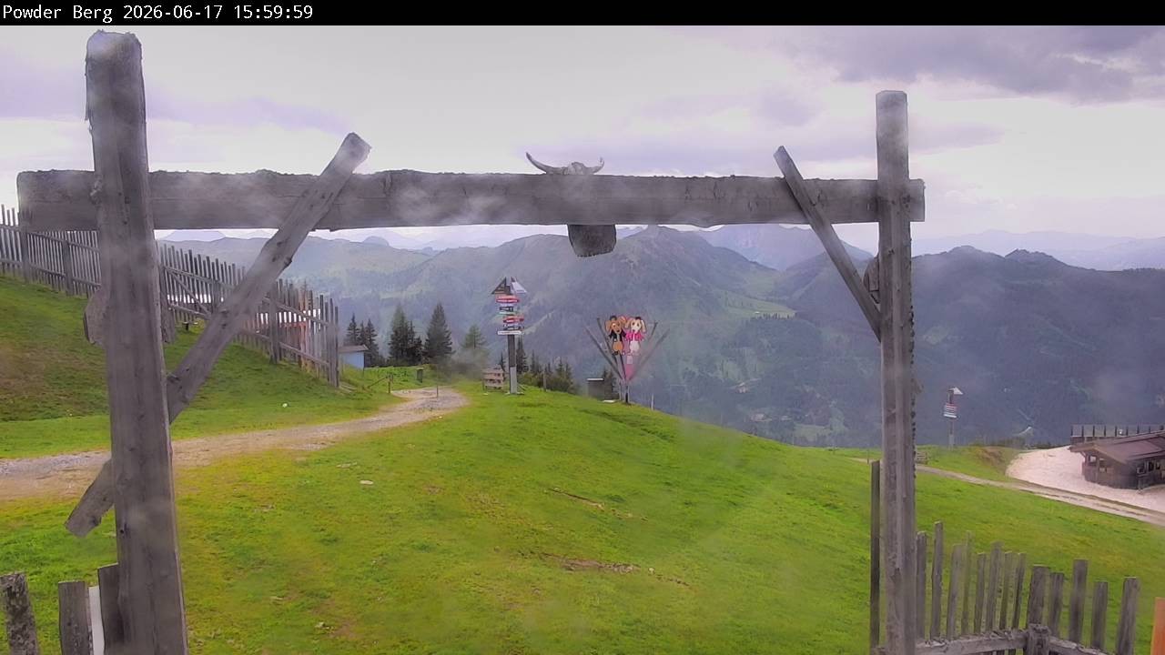 Archiv Foto Webcam Flachauwinkl-Kleinarl: Bergstation Powder Shuttle
