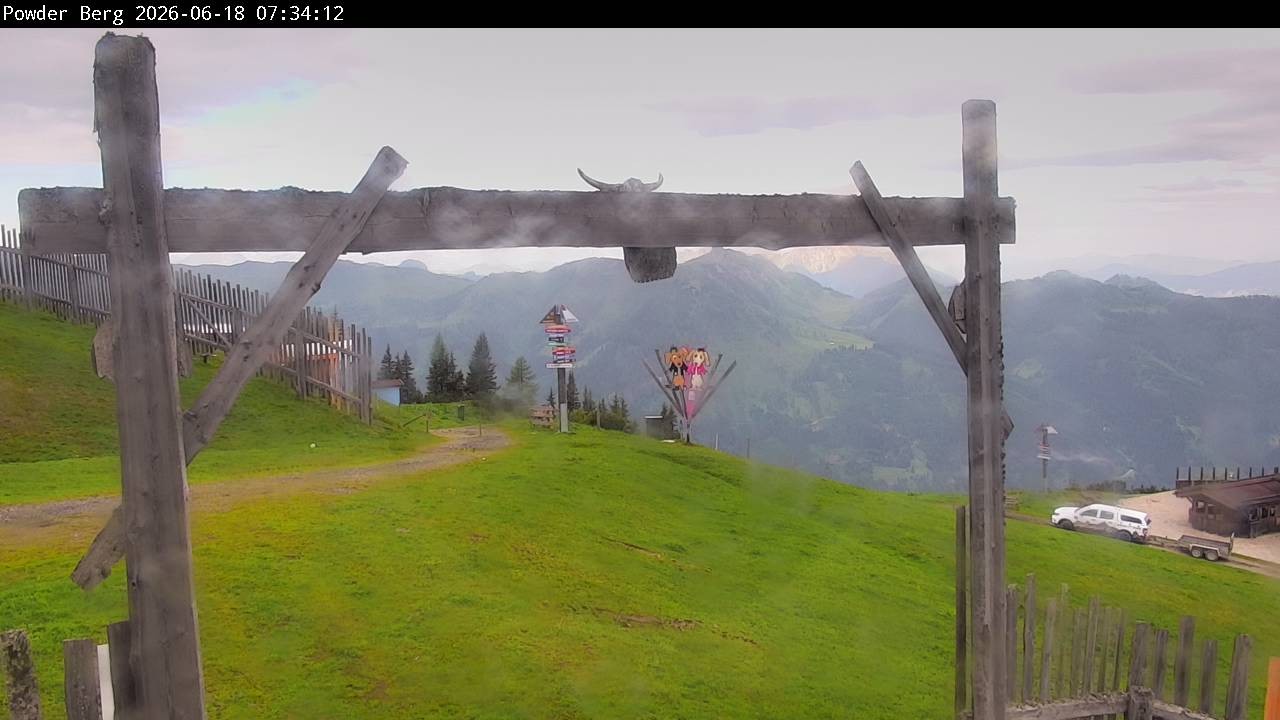 Archiv Foto Webcam Flachauwinkl-Kleinarl: Bergstation Powder Shuttle
