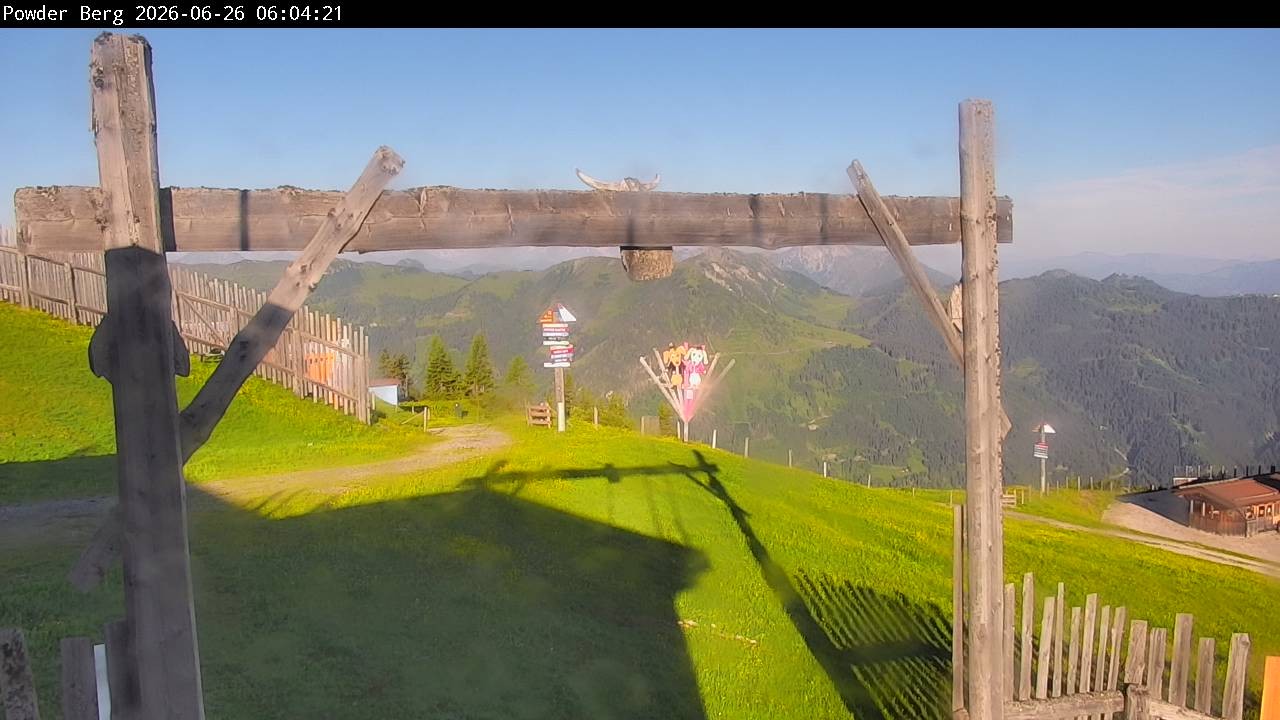 Archiv Foto Webcam Flachauwinkl-Kleinarl: Bergstation Powder Shuttle