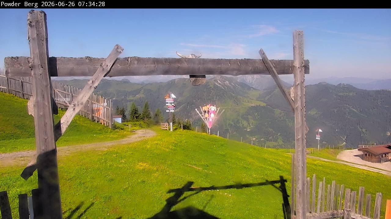 Archiv Foto Webcam Flachauwinkl-Kleinarl: Bergstation Powder Shuttle
