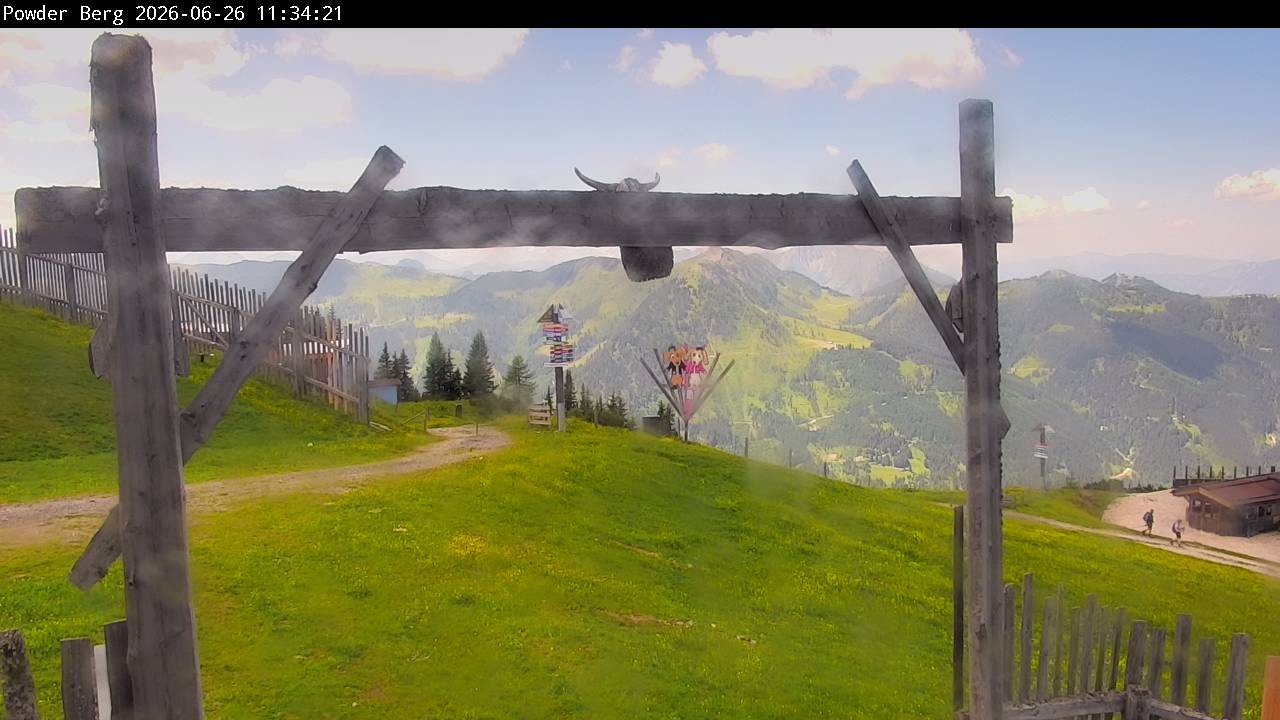 Archiv Foto Webcam Flachauwinkl-Kleinarl: Bergstation Powder Shuttle