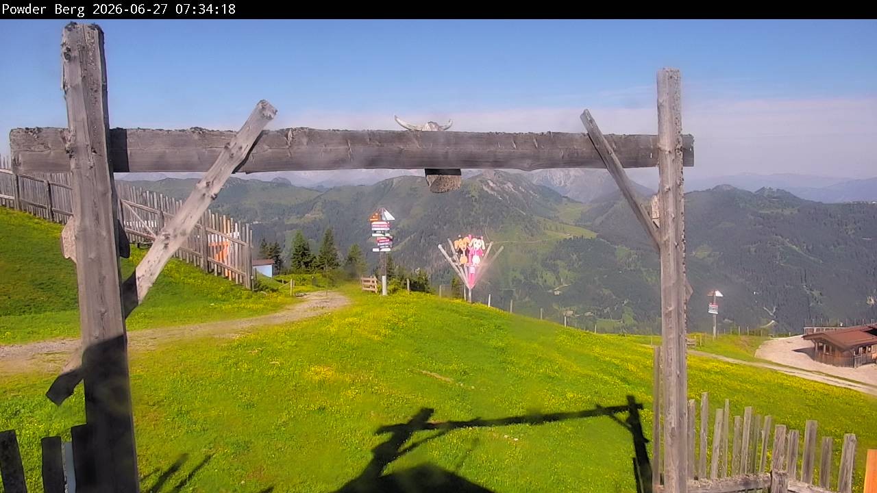 Archiv Foto Webcam Flachauwinkl-Kleinarl: Bergstation Powder Shuttle