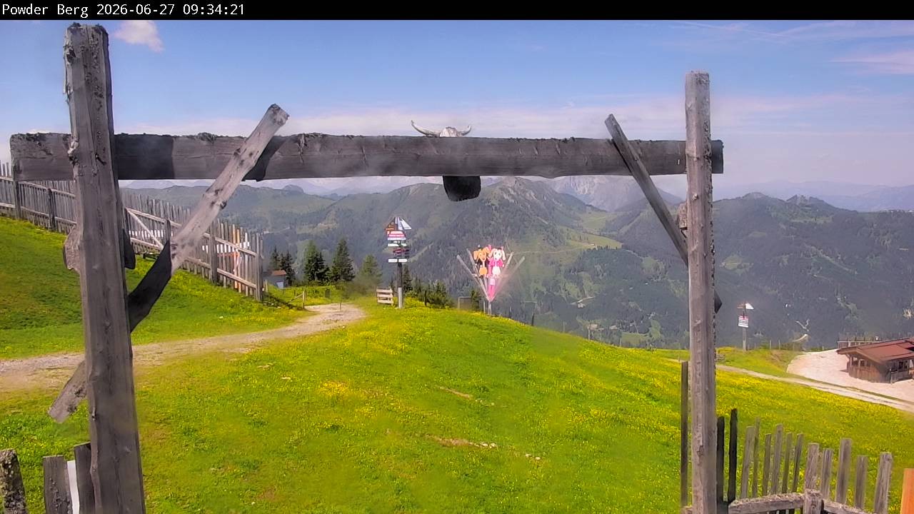 Archiv Foto Webcam Flachauwinkl-Kleinarl: Bergstation Powder Shuttle