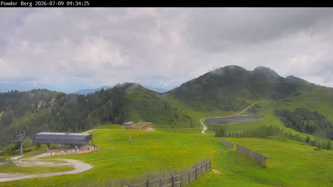Archiv Foto Webcam Flachauwinkl-Kleinarl: Bergstation Powder Shuttle