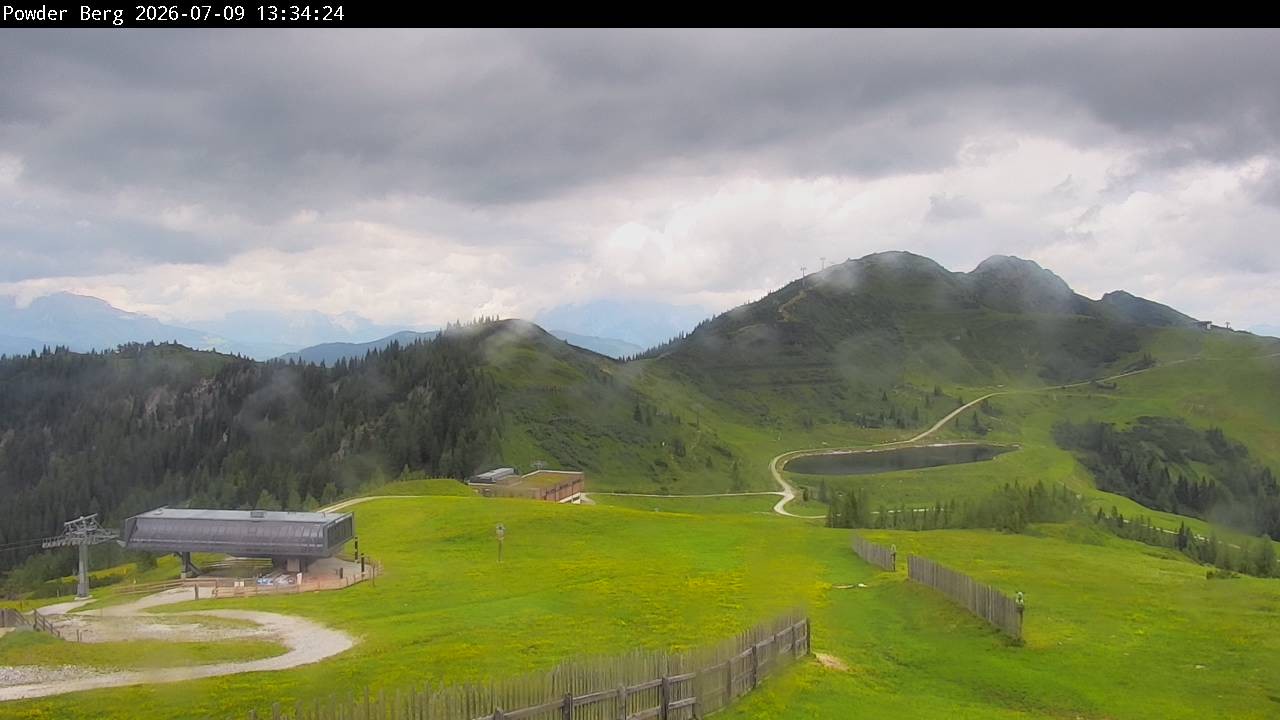 Archiv Foto Webcam Flachauwinkl-Kleinarl: Bergstation Powder Shuttle
