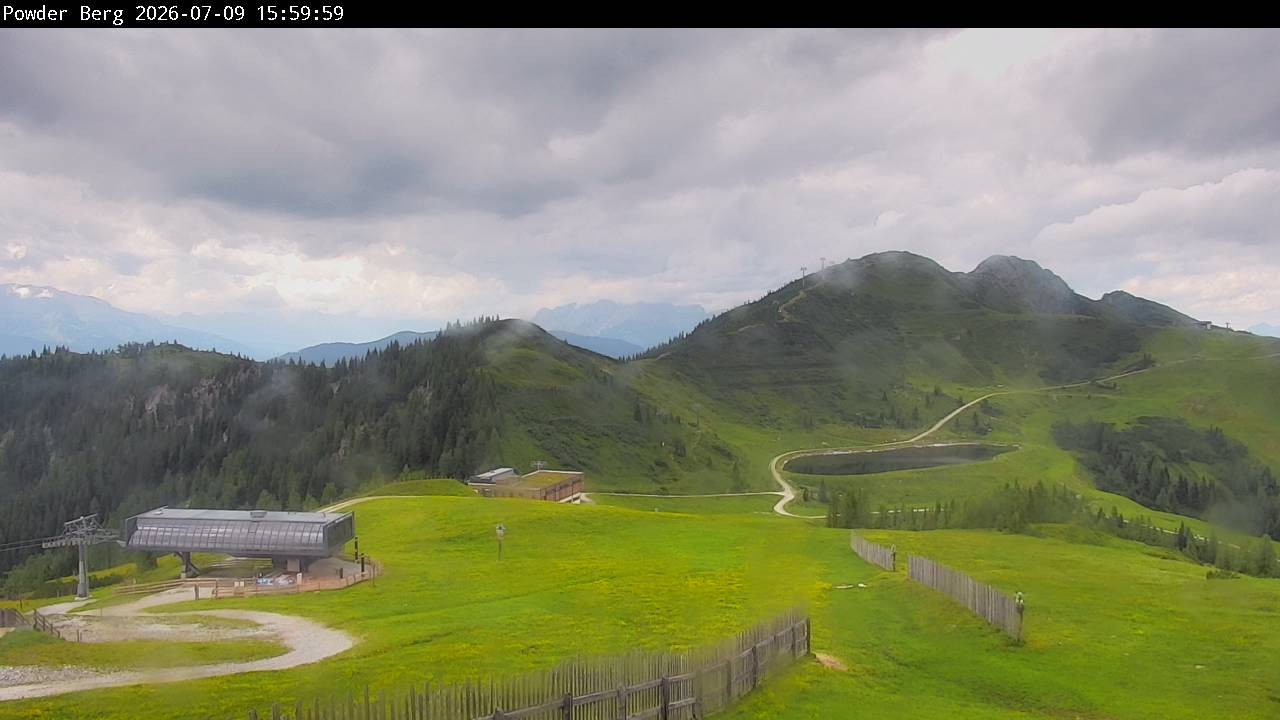 Archiv Foto Webcam Flachauwinkl-Kleinarl: Bergstation Powder Shuttle