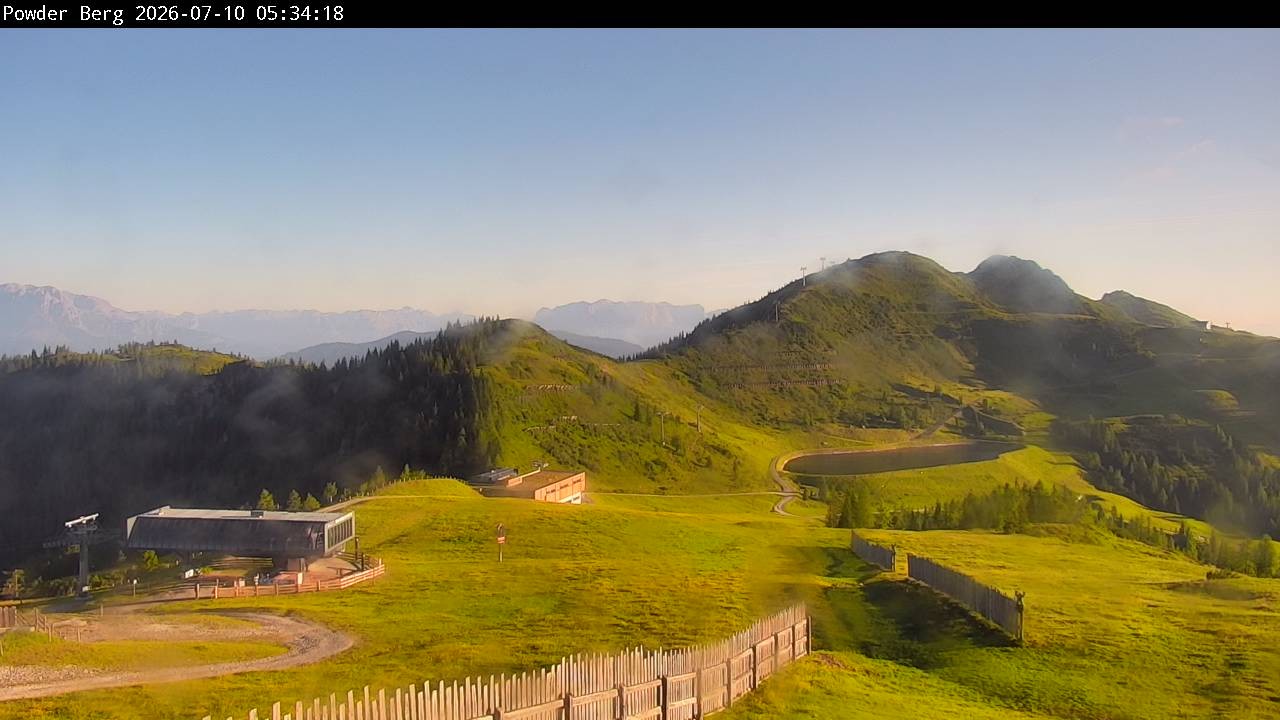 Archiv Foto Webcam Flachauwinkl-Kleinarl: Bergstation Powder Shuttle