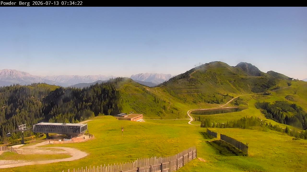 Archiv Foto Webcam Flachauwinkl-Kleinarl: Bergstation Powder Shuttle