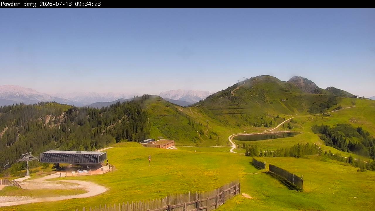 Archiv Foto Webcam Flachauwinkl-Kleinarl: Bergstation Powder Shuttle
