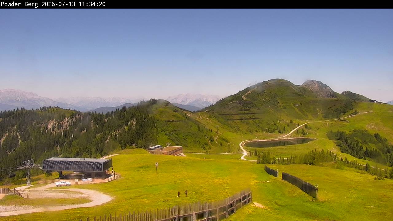 Archiv Foto Webcam Flachauwinkl-Kleinarl: Bergstation Powder Shuttle