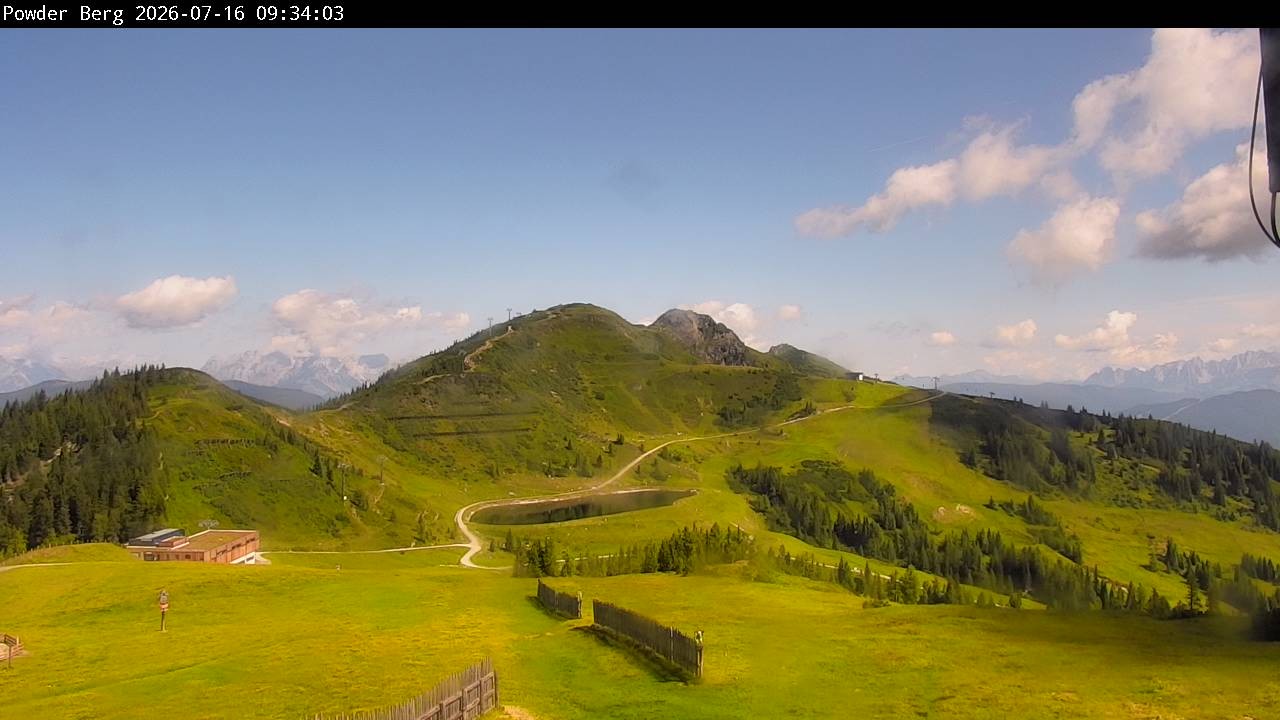 Archiv Foto Webcam Flachauwinkl-Kleinarl: Bergstation Powder Shuttle