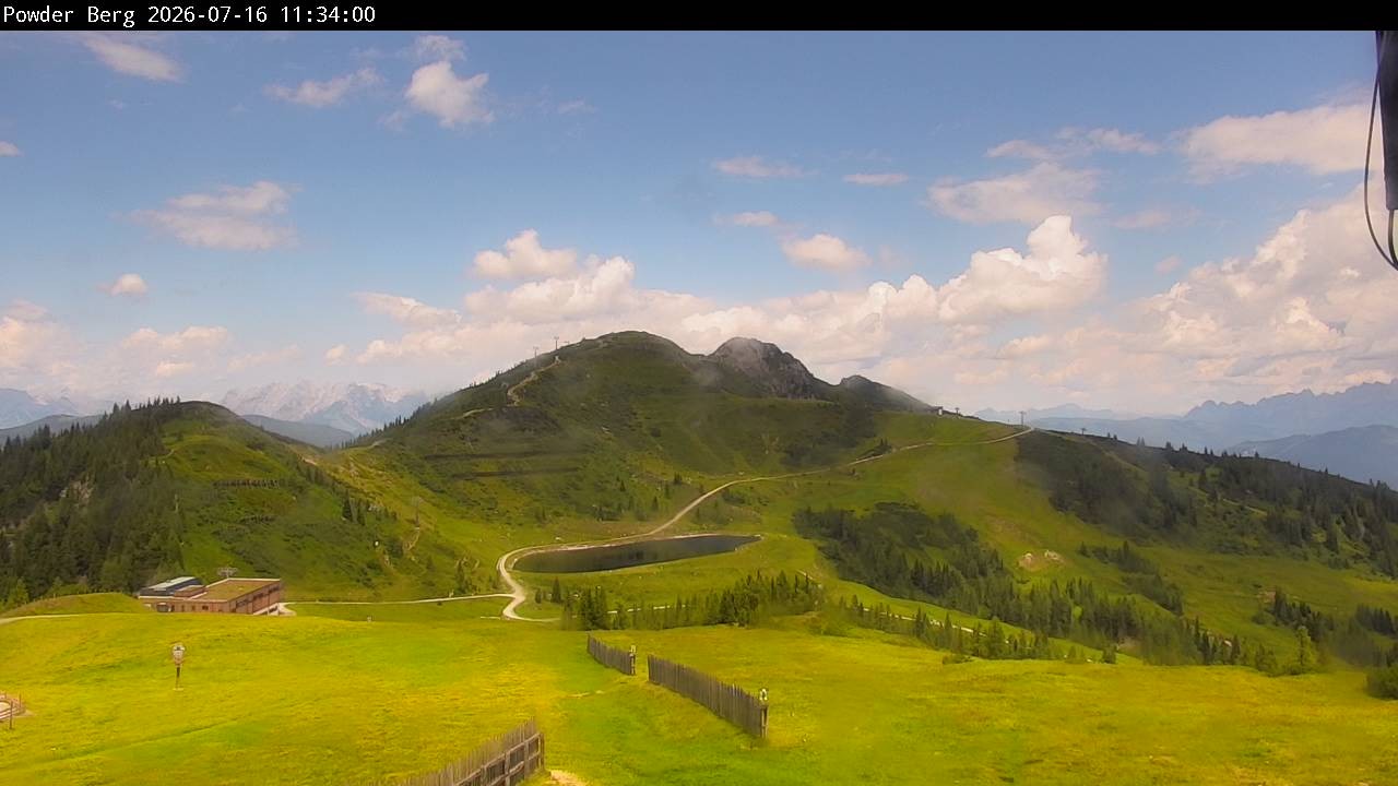 Archiv Foto Webcam Flachauwinkl-Kleinarl: Bergstation Powder Shuttle