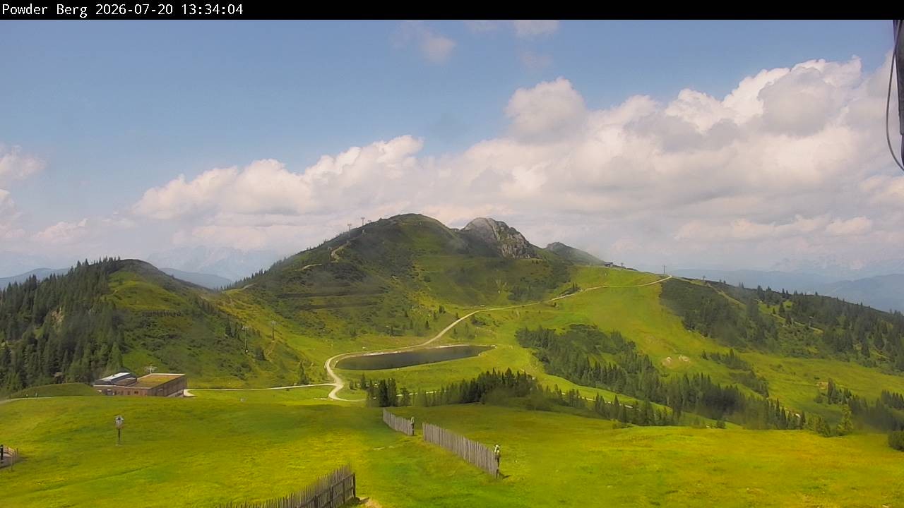 Archiv Foto Webcam Flachauwinkl-Kleinarl: Bergstation Powder Shuttle