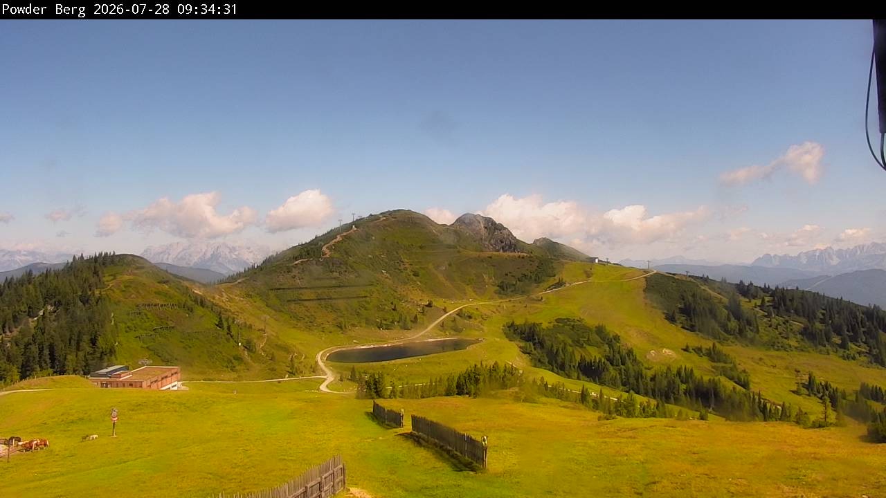 Archiv Foto Webcam Flachauwinkl-Kleinarl: Bergstation Powder Shuttle