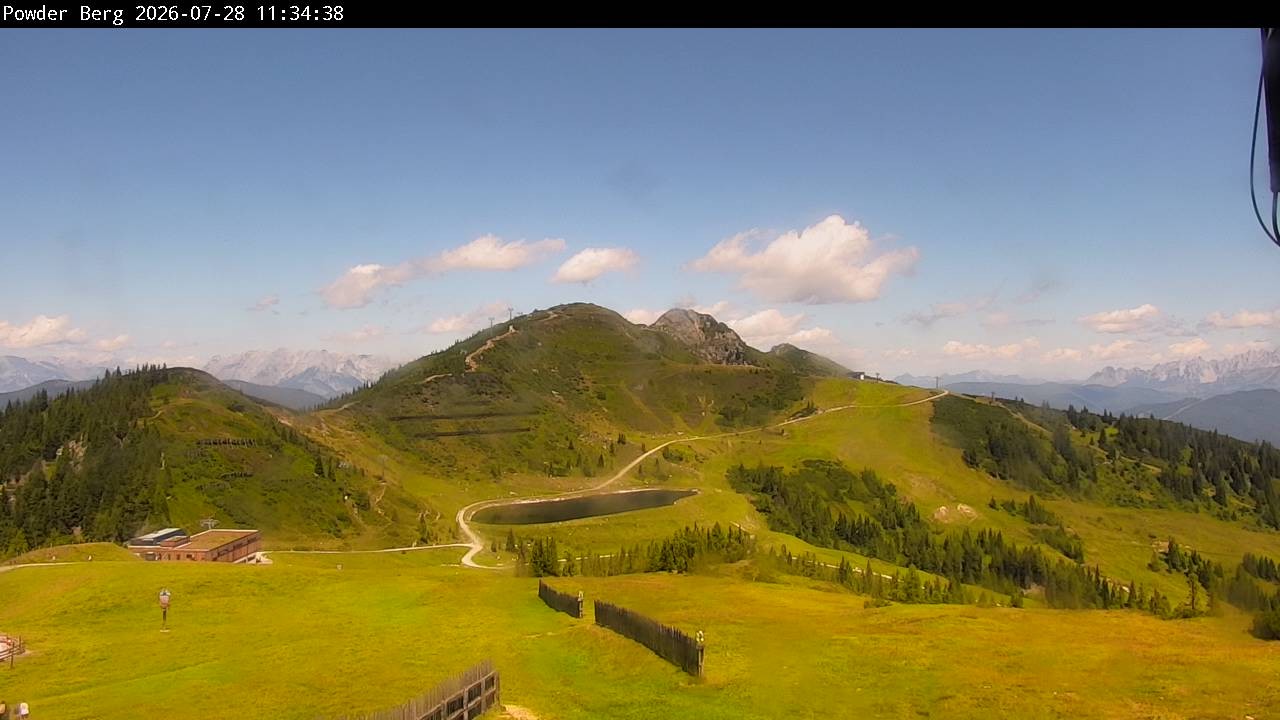 Archiv Foto Webcam Flachauwinkl-Kleinarl: Bergstation Powder Shuttle