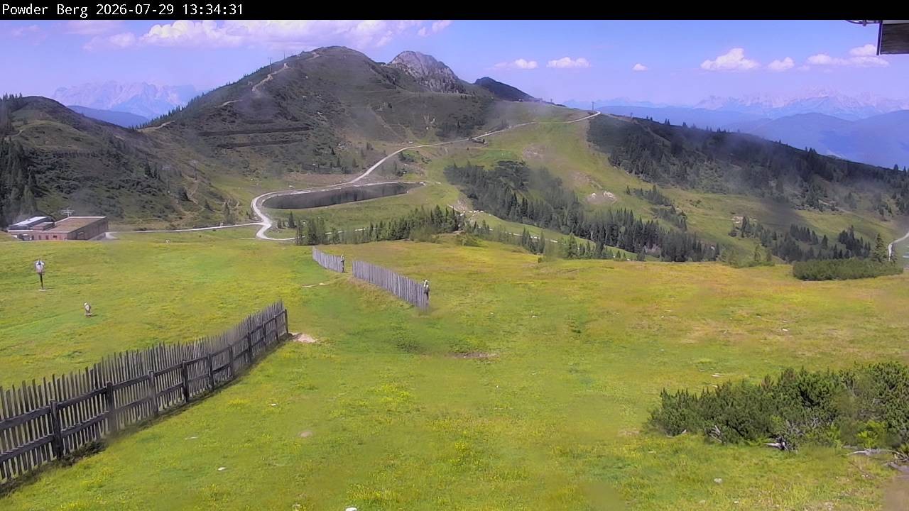 Archiv Foto Webcam Flachauwinkl-Kleinarl: Bergstation Powder Shuttle
