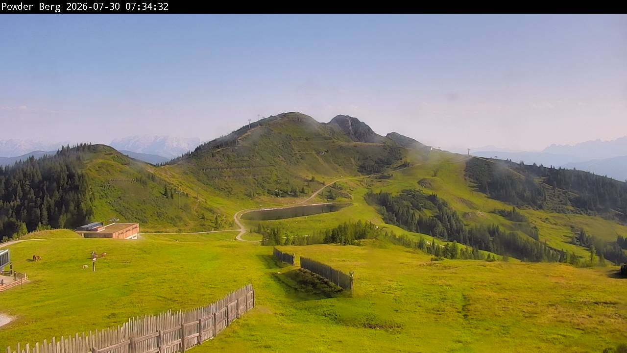 Archiv Foto Webcam Flachauwinkl-Kleinarl: Bergstation Powder Shuttle