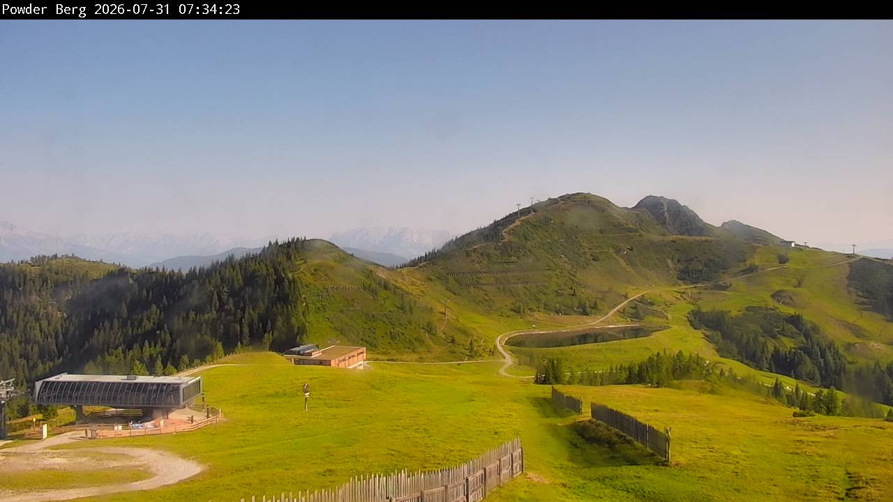 Archiv Foto Webcam Flachauwinkl-Kleinarl: Bergstation Powder Shuttle