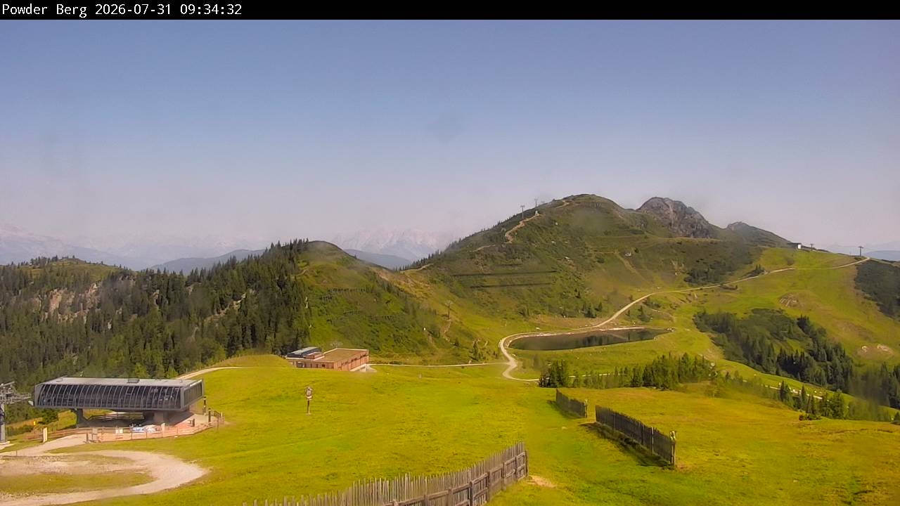 Archiv Foto Webcam Flachauwinkl-Kleinarl: Bergstation Powder Shuttle