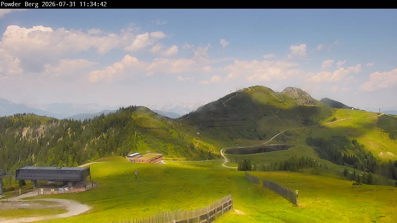 Archiv Foto Webcam Flachauwinkl-Kleinarl: Bergstation Powder Shuttle