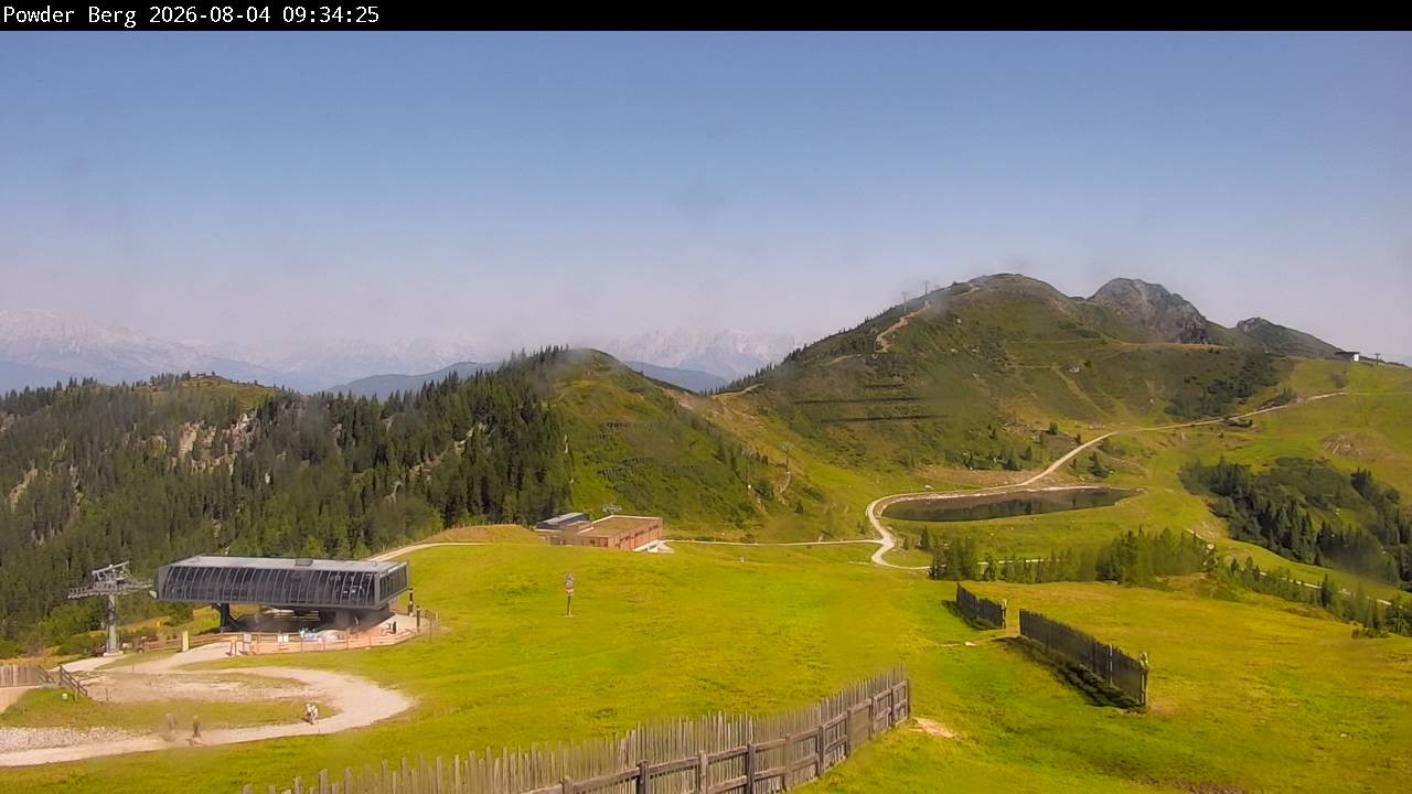 Archiv Foto Webcam Flachauwinkl-Kleinarl: Bergstation Powder Shuttle