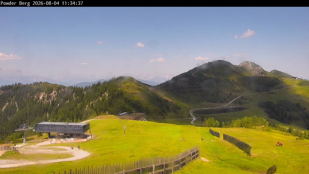Archiv Foto Webcam Flachauwinkl-Kleinarl: Bergstation Powder Shuttle