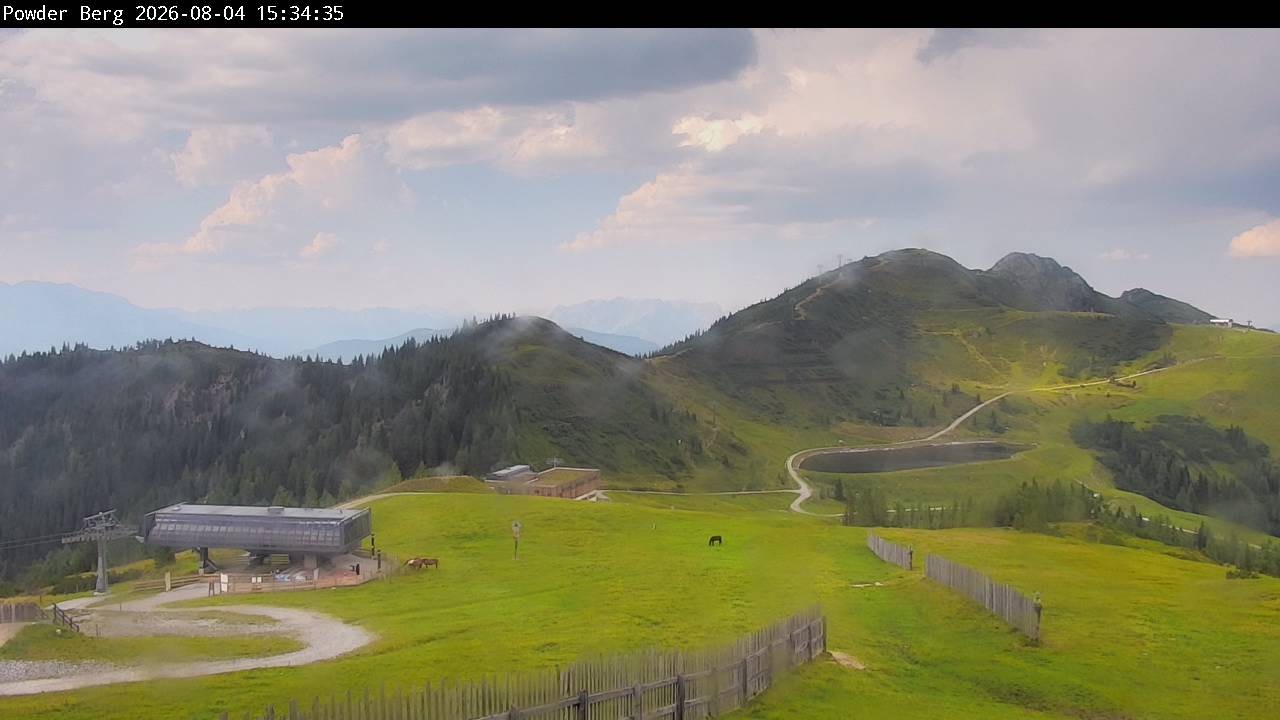 Archiv Foto Webcam Flachauwinkl-Kleinarl: Bergstation Powder Shuttle