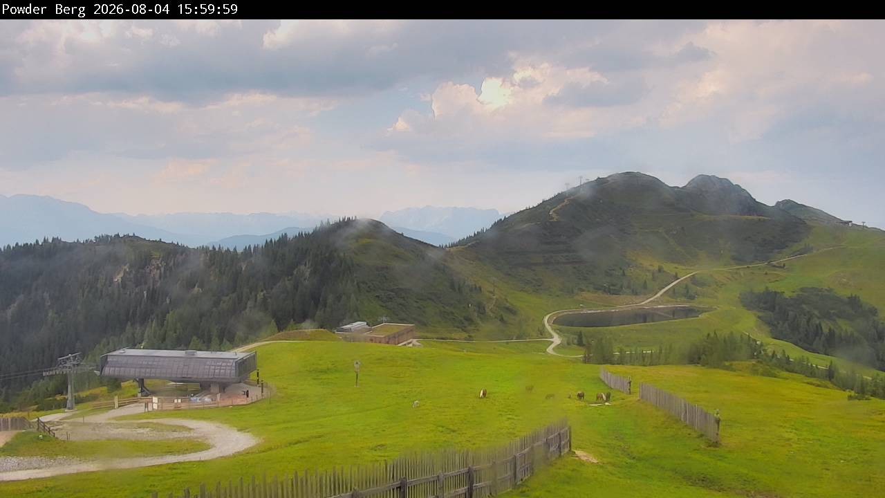 Archiv Foto Webcam Flachauwinkl-Kleinarl: Bergstation Powder Shuttle