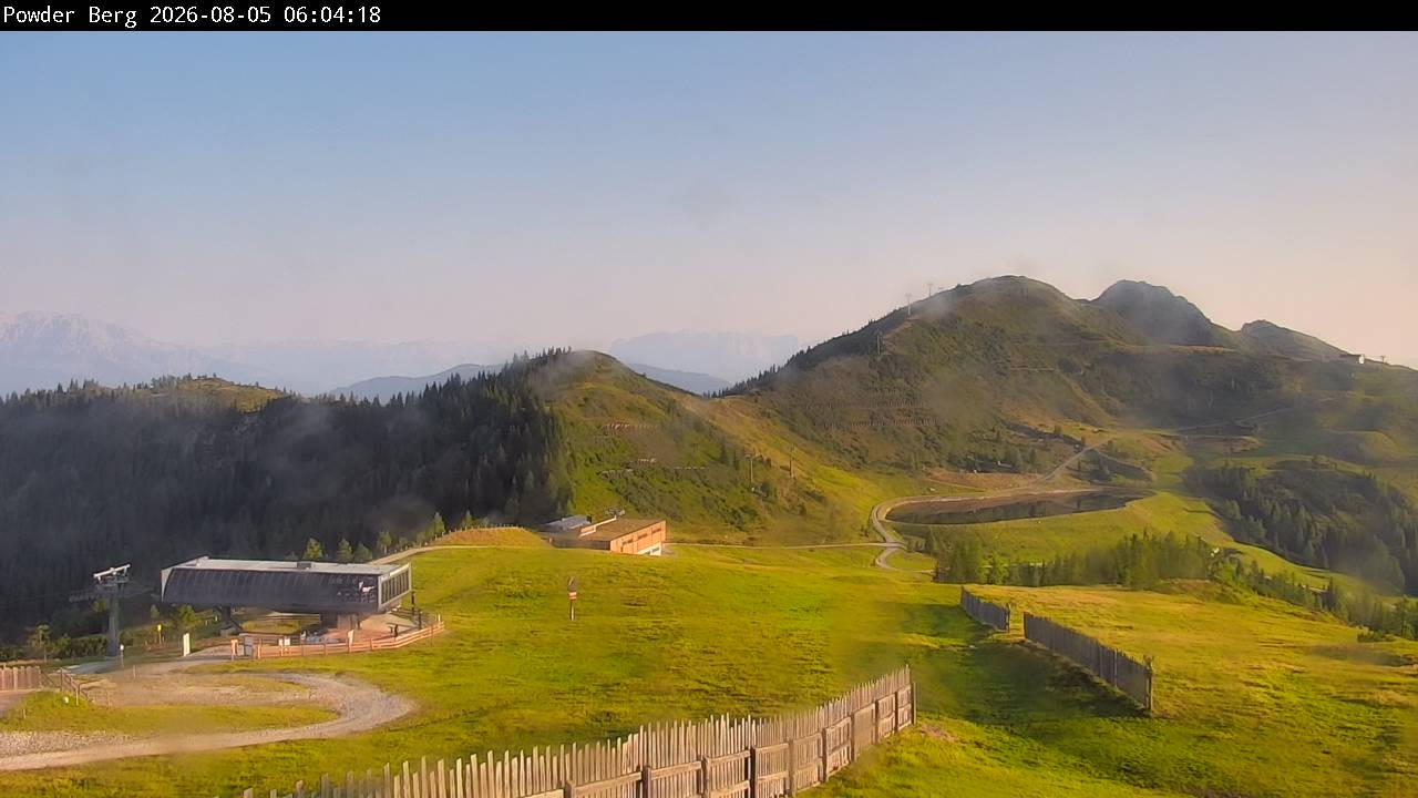 Archiv Foto Webcam Flachauwinkl-Kleinarl: Bergstation Powder Shuttle